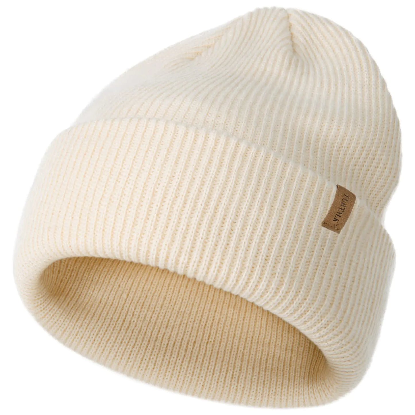 FURTALK Toddler Beanie Baby Boys Girls Beanies Kids Winter Hats Children Knit Warm Caps 3-8 Years Beige+pink+caramel