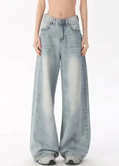 Retro Denim Trousers